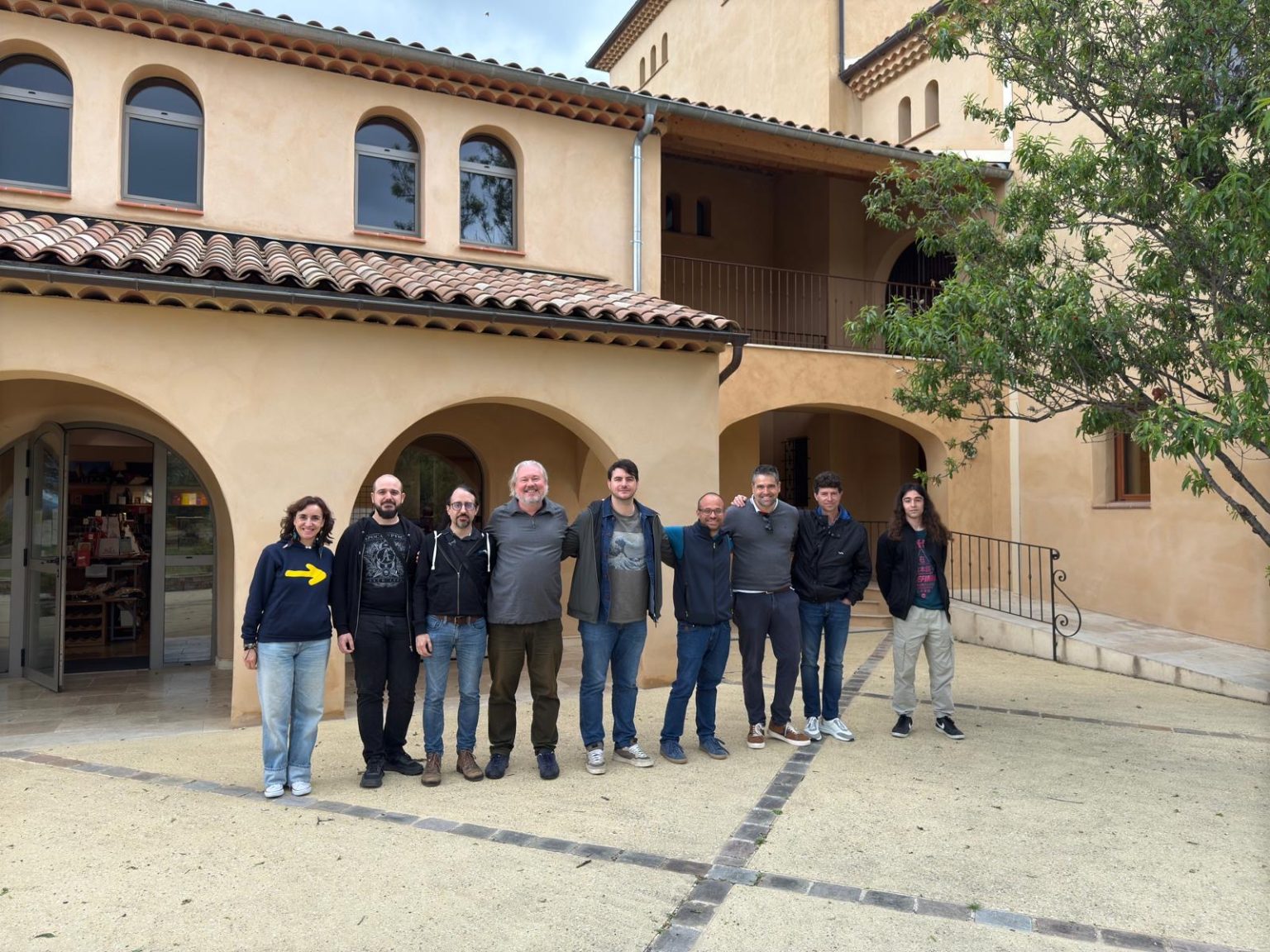 Project members at the General Assembly venue in Jouques, France